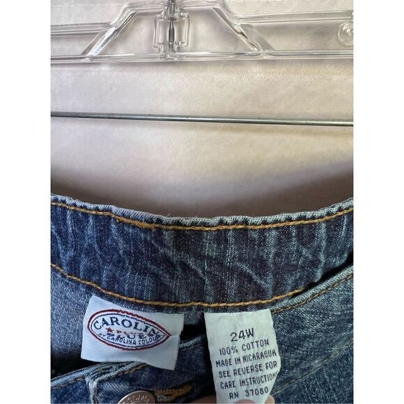 Vintage Plus Size Jean Shorts - Picture 2 of 4